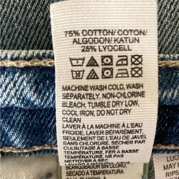 Lucky Brand women’s Sienna Slim Boyfriend denim blue jeans, size 10/30 - Picture 9 of 13